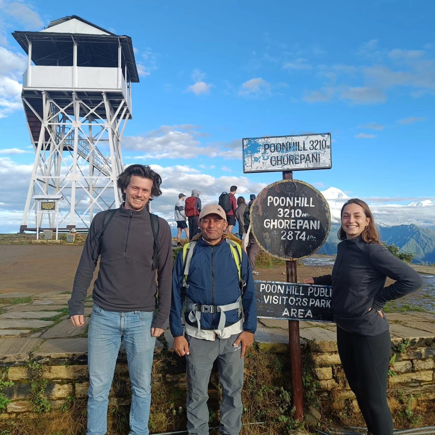 Ghorepani Poon Hill Trek trail view in Annapurna