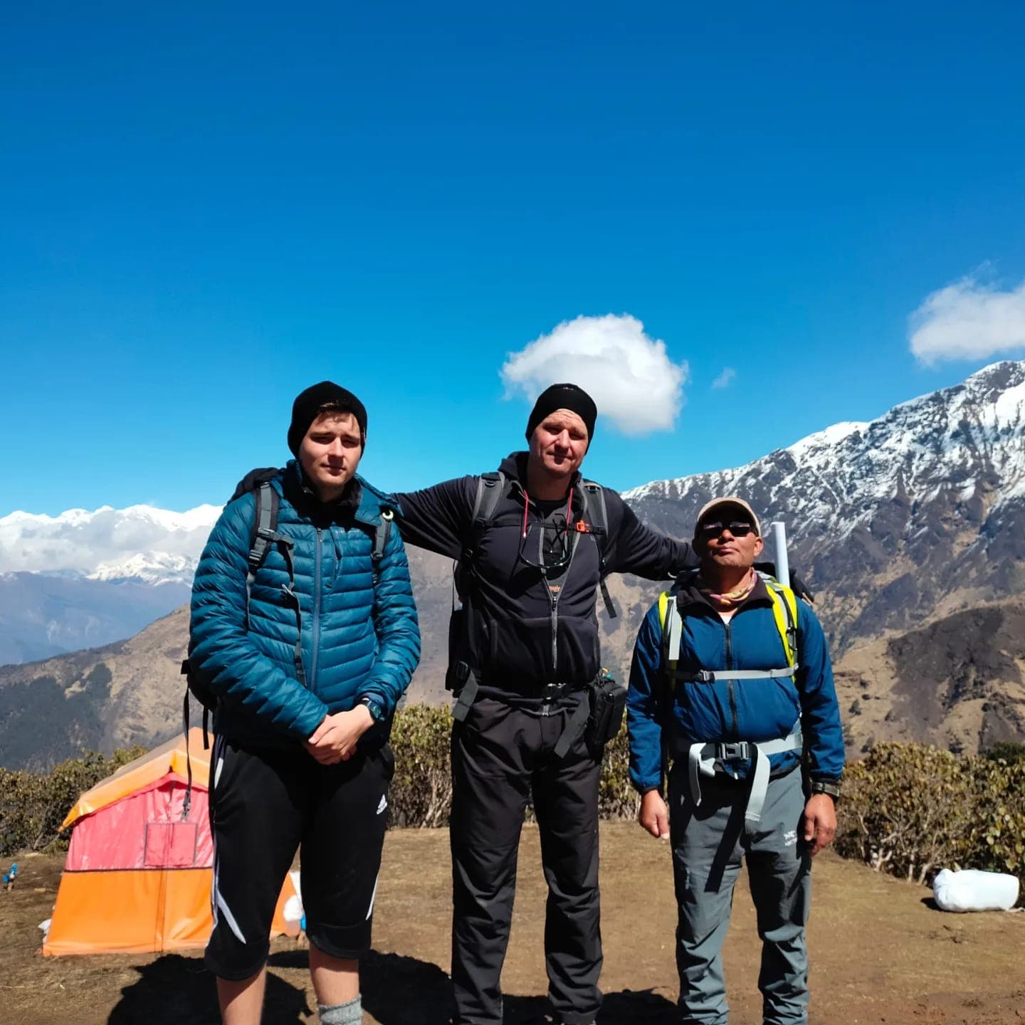 Khopra Ridge & Tatopani Trek trail view in Annapurna