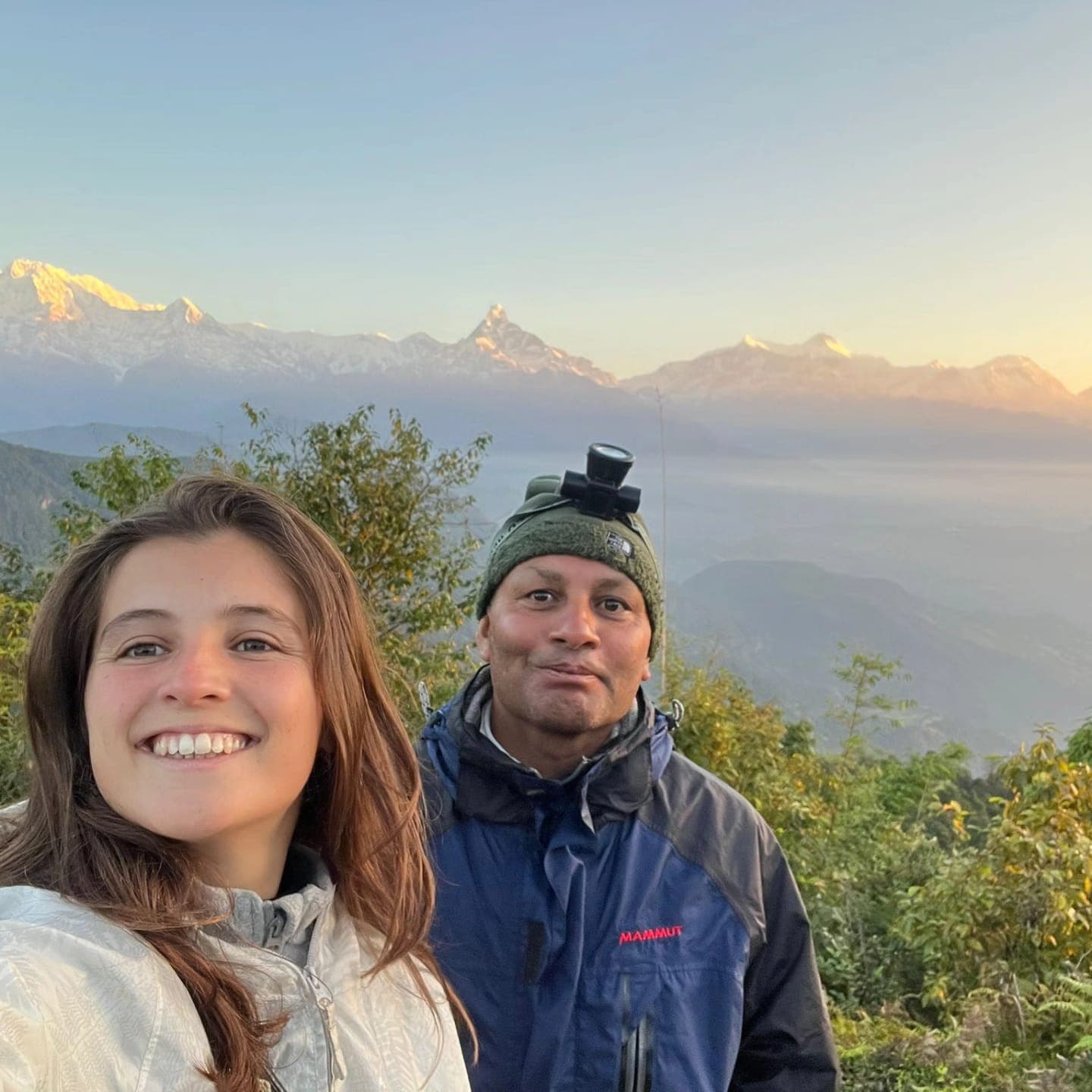 Panchase Trek trail view in Pokhara Foothills