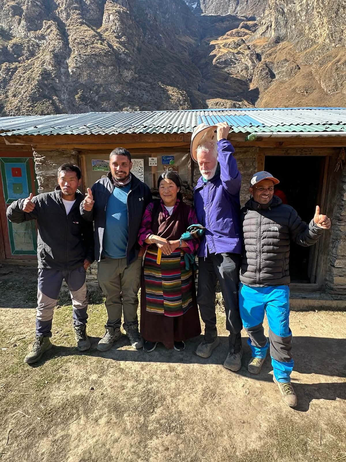 Tsum Valley Trek trail view in Manaslu